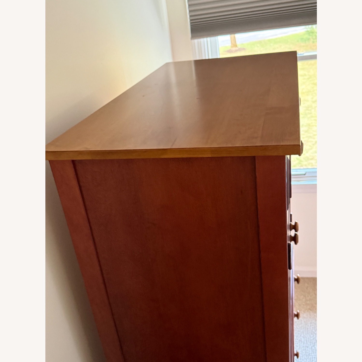 Ethan Allen Country Colors Red Wood Armoire - image-4