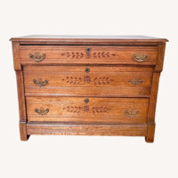 Vintage/Antique Natural Wood Dresser