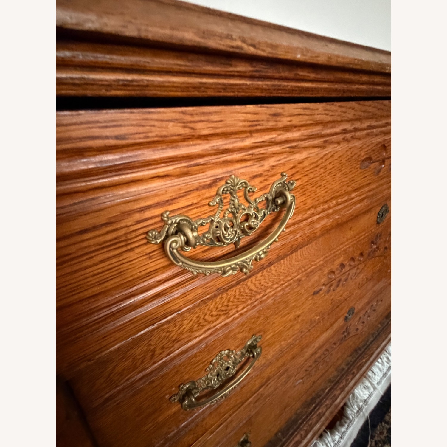 Vintage/Antique Natural Wood Dresser - image-4