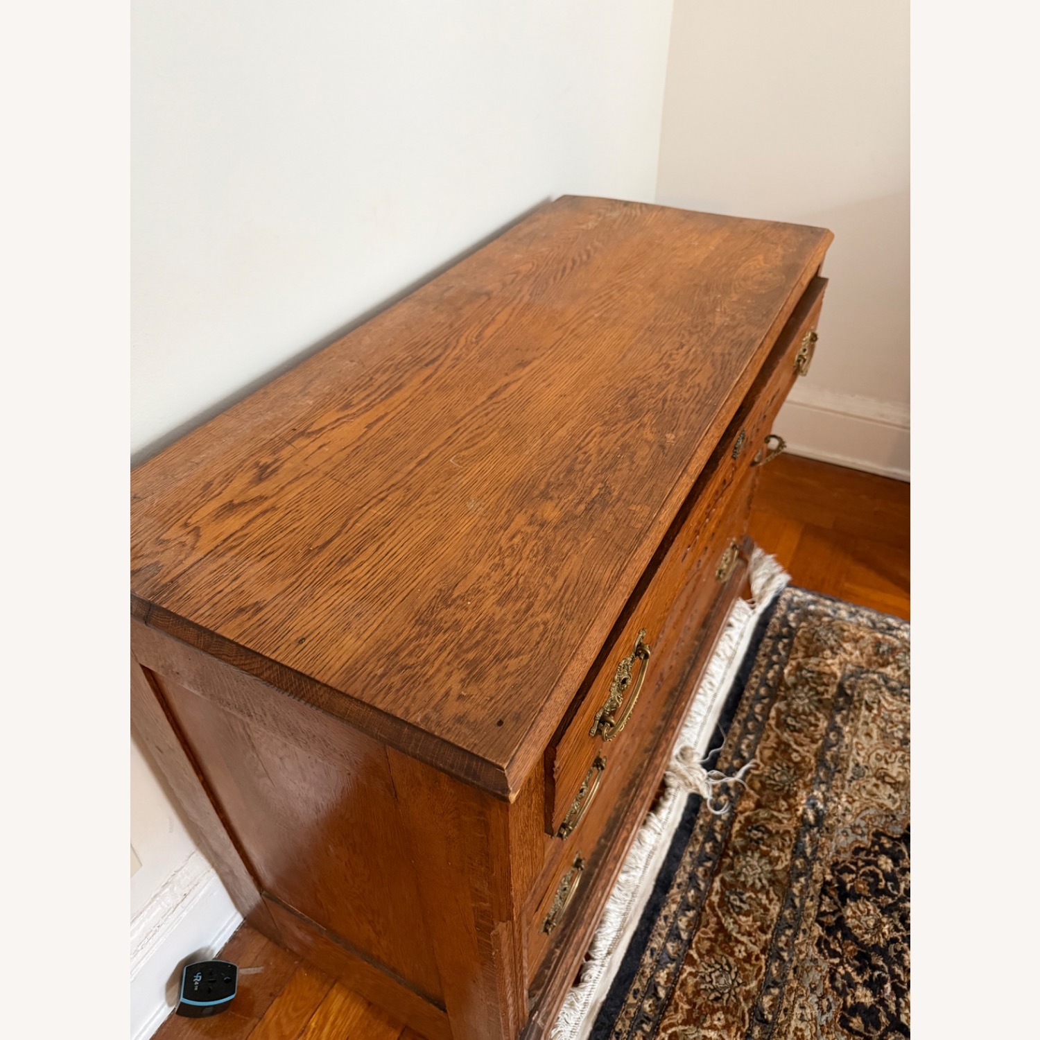 Vintage/Antique Natural Wood Dresser - image-3