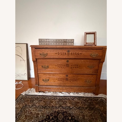 Used Vintage/Antique Natural Wood Dresser for sale on AptDeco