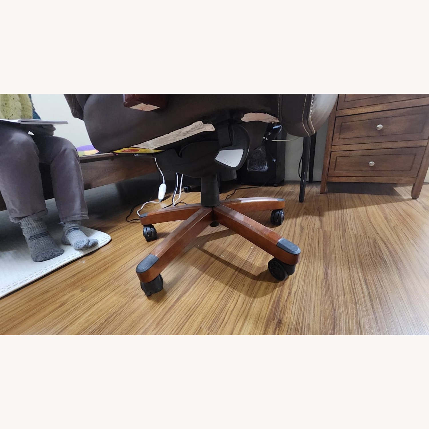 Lazboy Leather Executive Chair - image-3