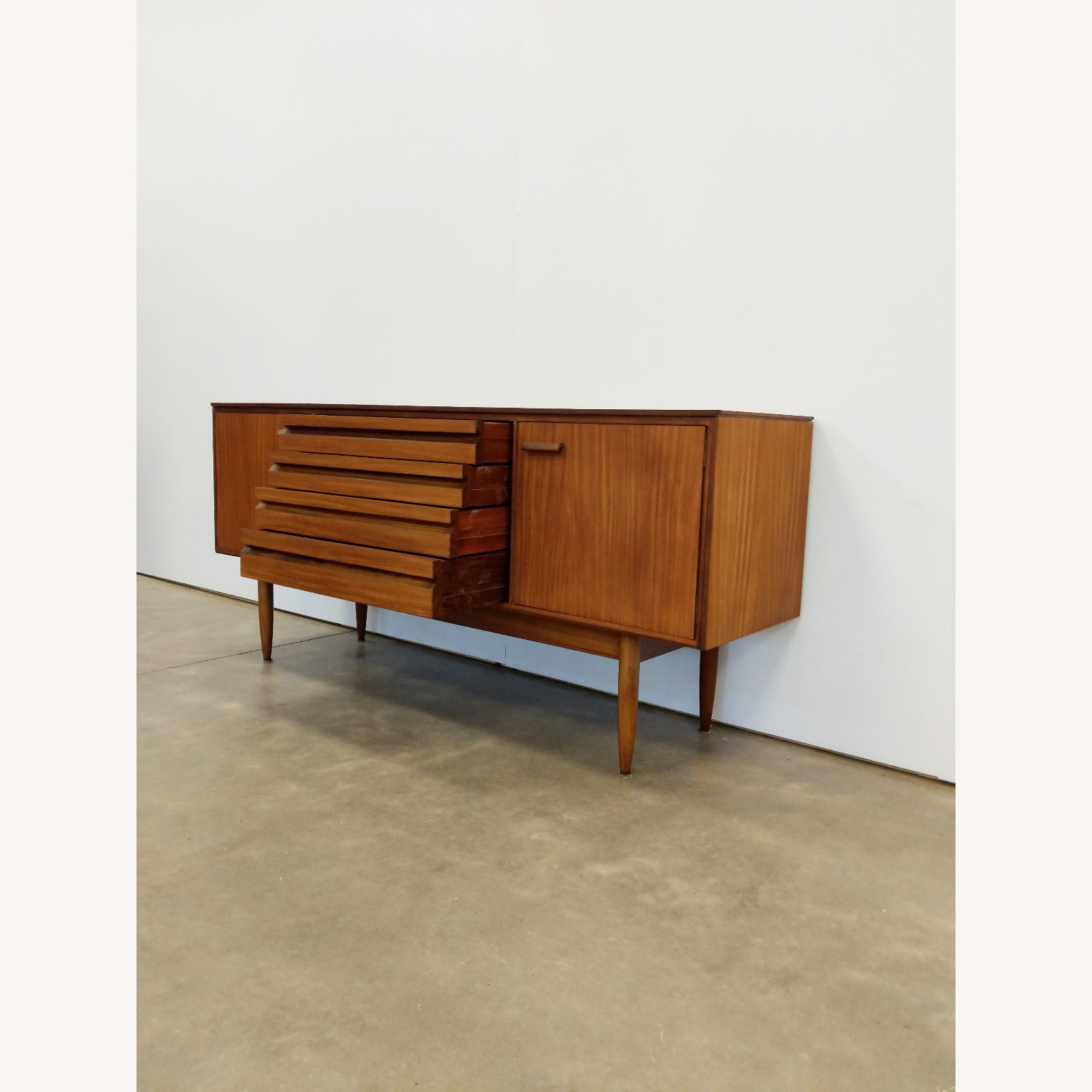 Vintage Mid Century White & Newton Credenza - image-3
