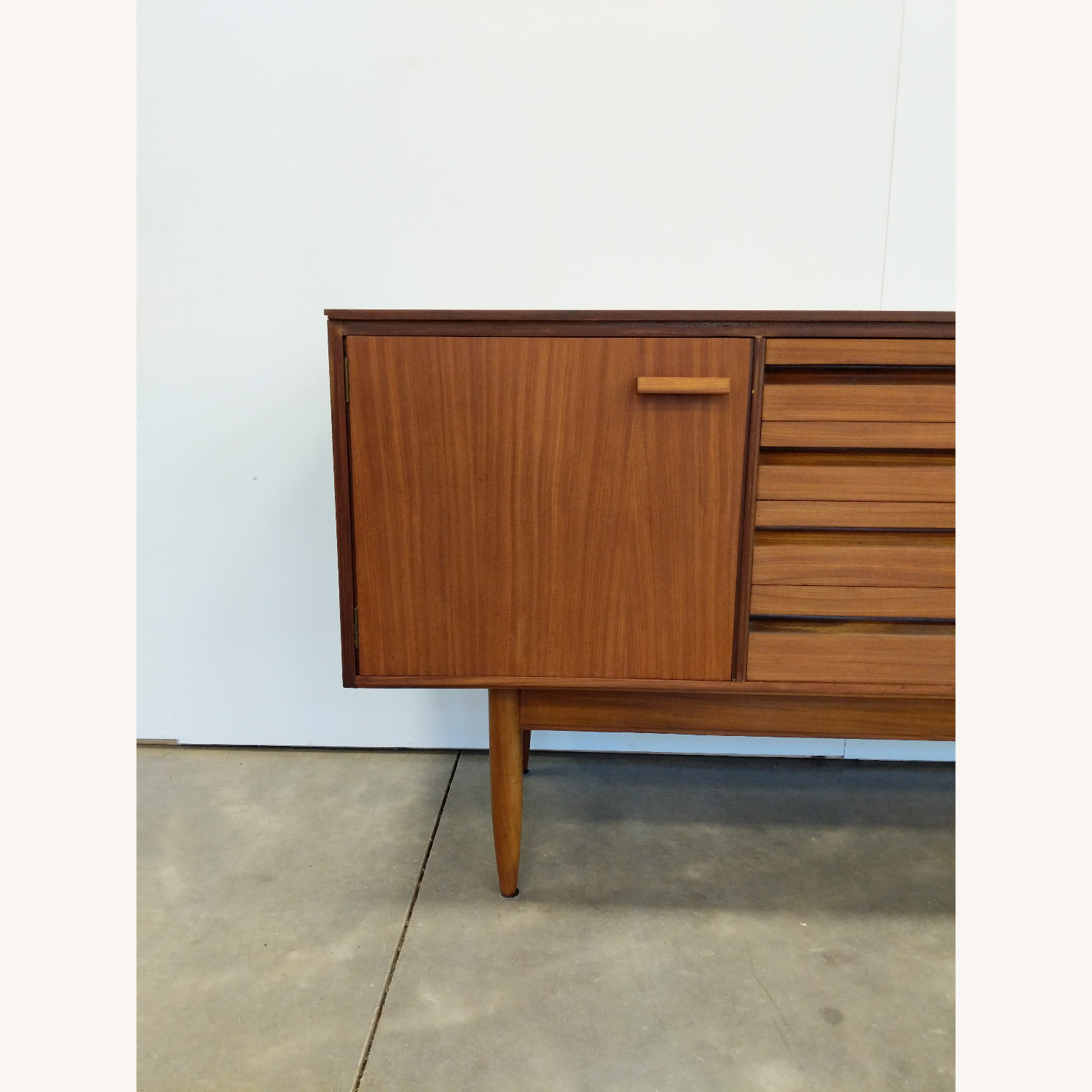 Vintage Mid Century White & Newton Credenza - image-7