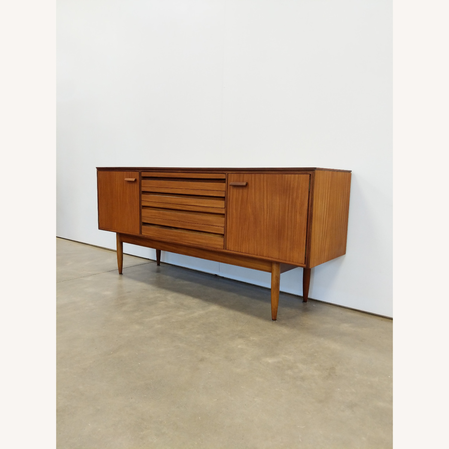Vintage Mid Century White & Newton Credenza - image-2