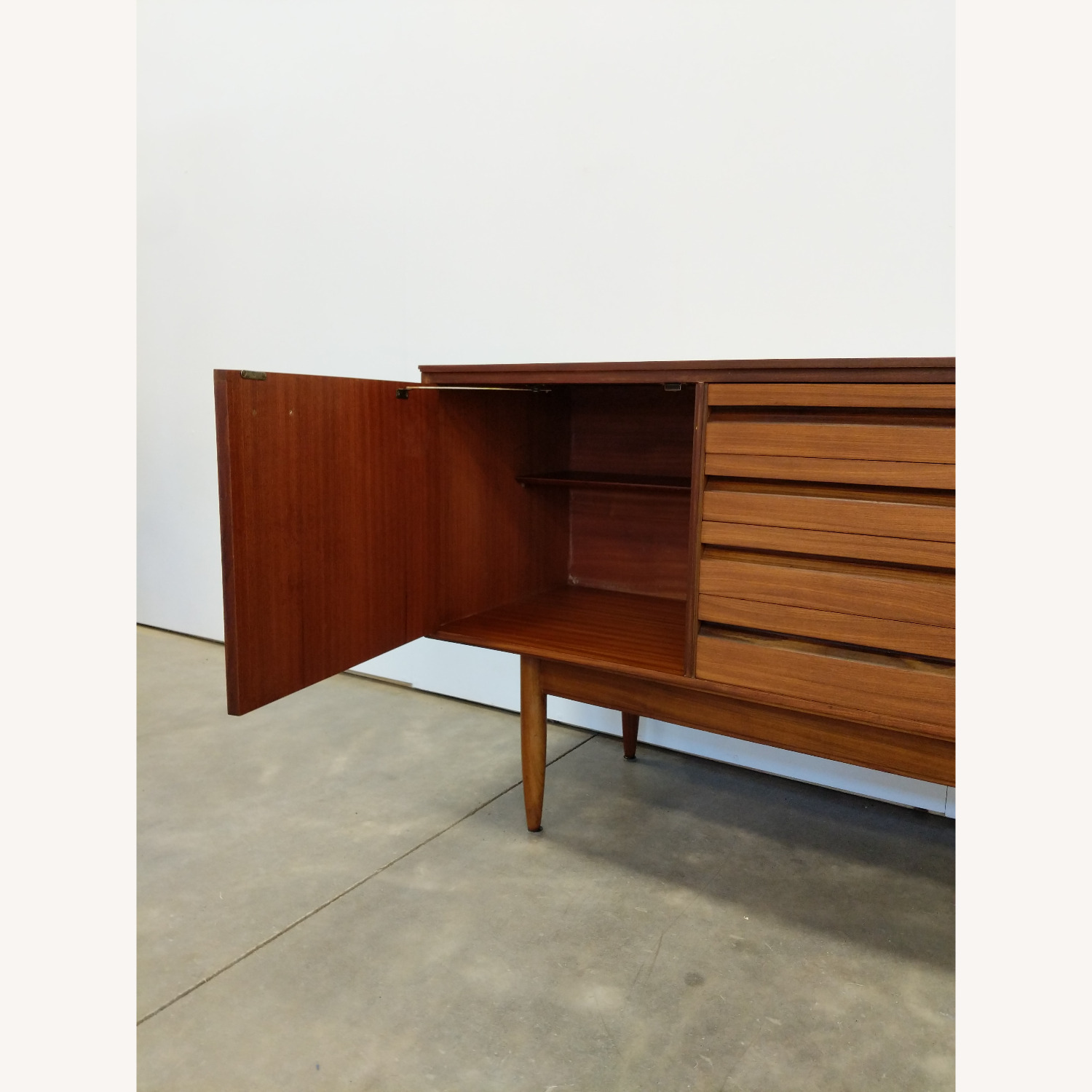 Vintage Mid Century White & Newton Credenza - image-5