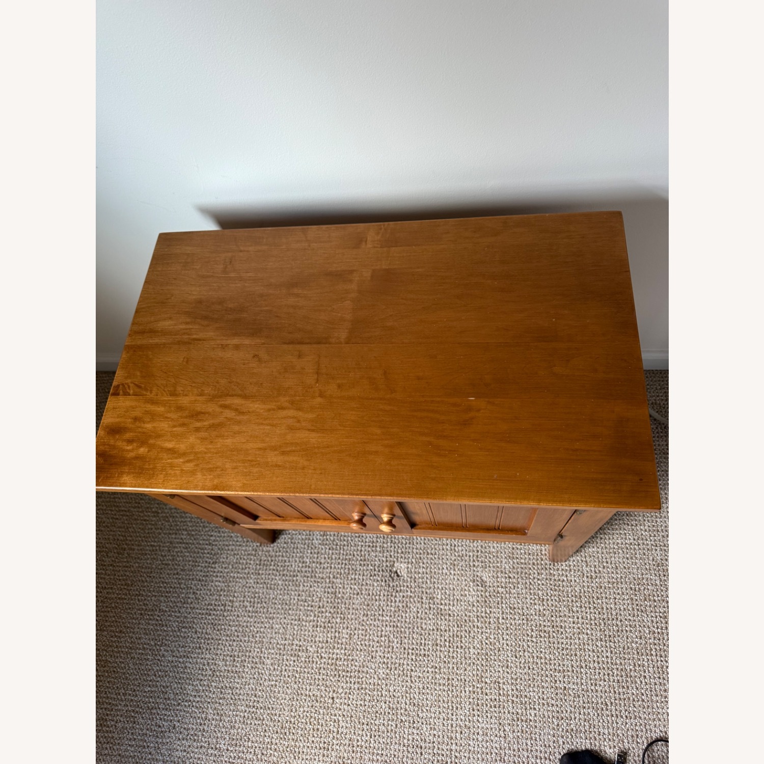 Ethan Allen Light Brown Wood Nightstands - image-4