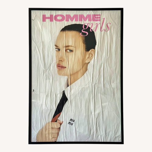 Used Original New York Fashion Poster Of Irina Shayk for sale on AptDeco