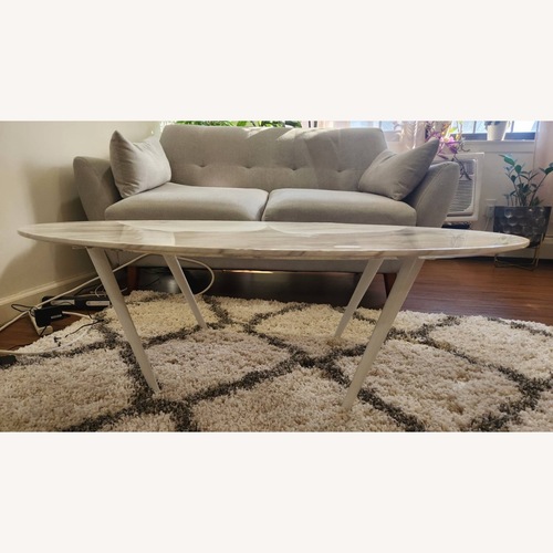 Used Light Gray Fabric Loveseat for sale on AptDeco