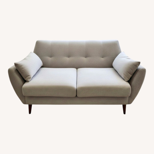Used Light Gray Fabric Loveseat for sale on AptDeco