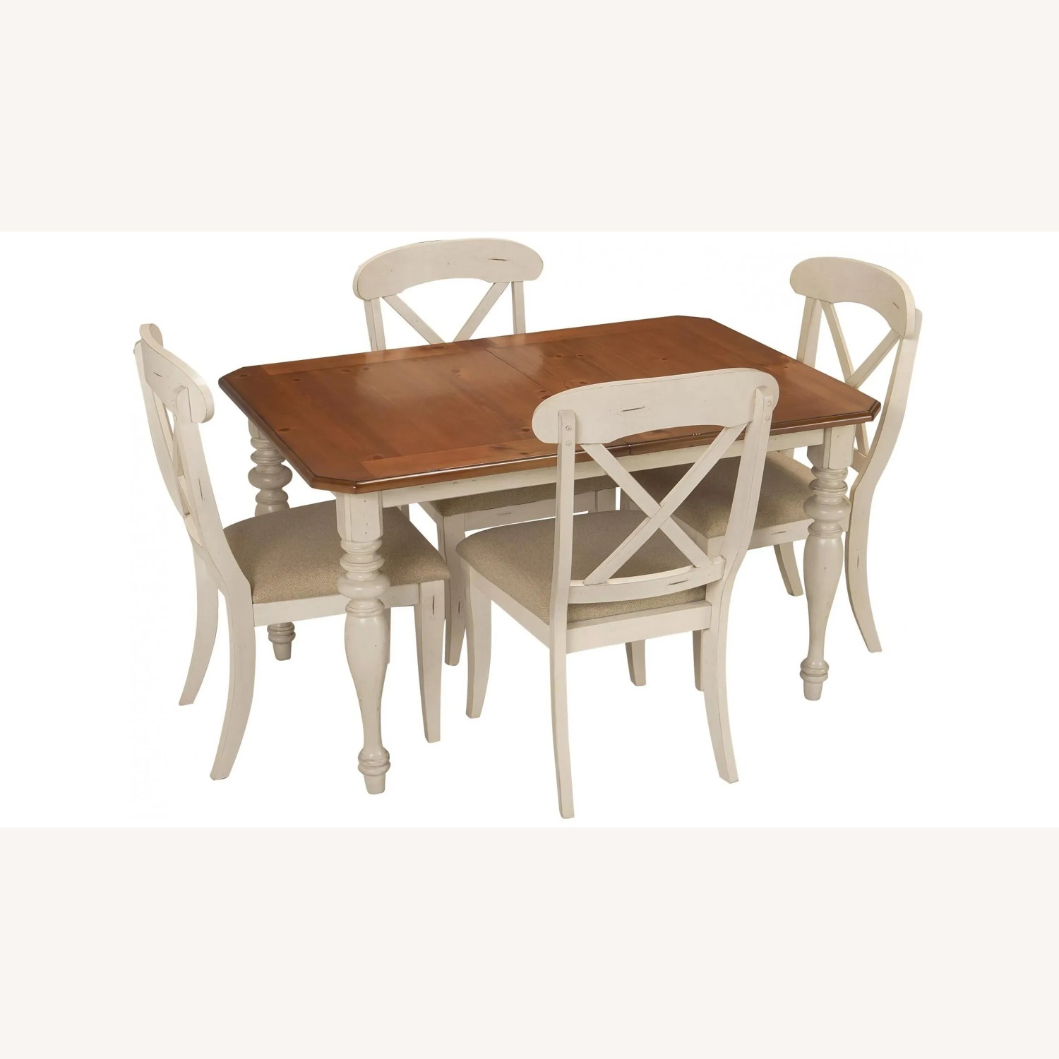 Raymour & Flanigan Dark Brown Wood Dining Table - image-4