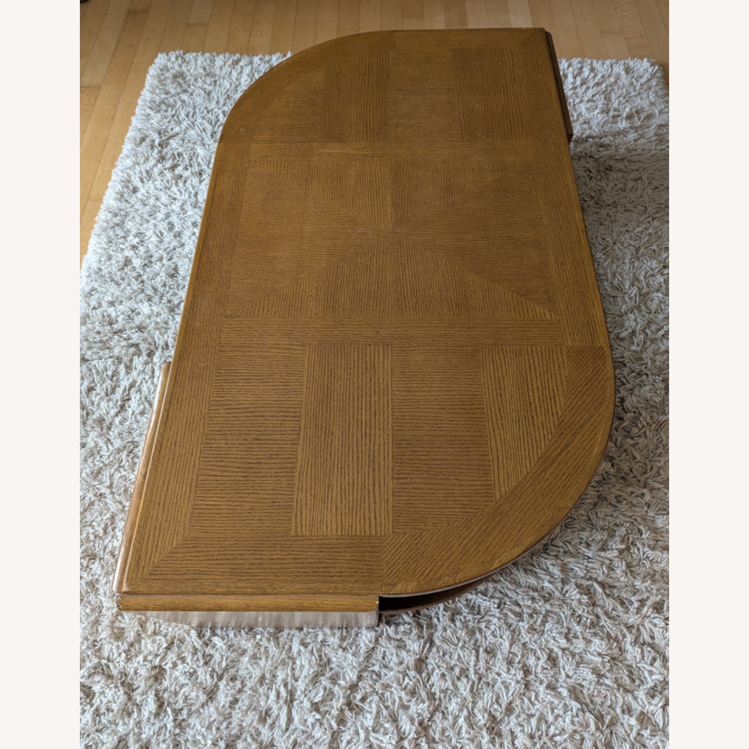 Universal Furniture Oak Parquetry Coffee Table - image-3