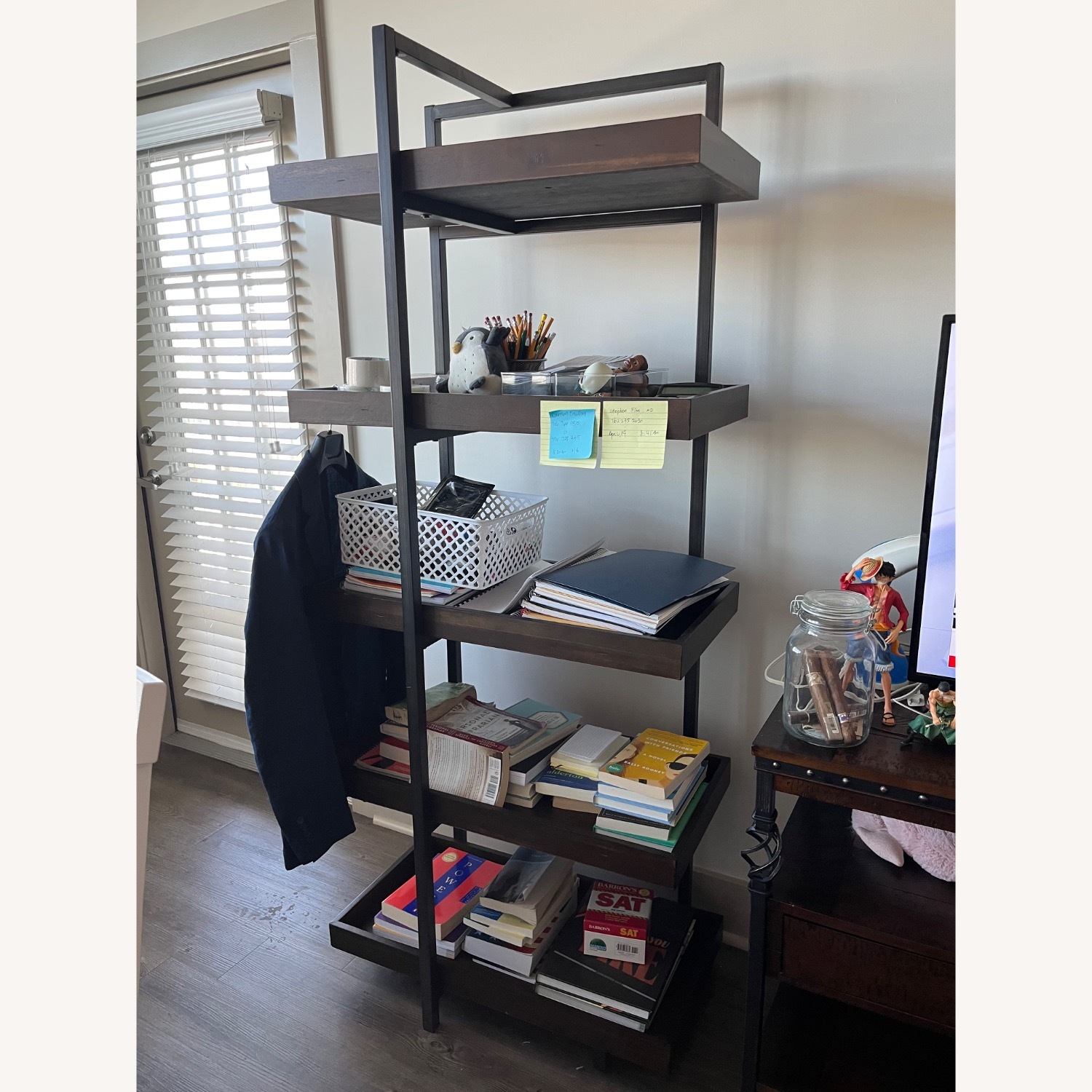 Farmhouse Furniture Dark Brown Wood Dining Sets - image-6