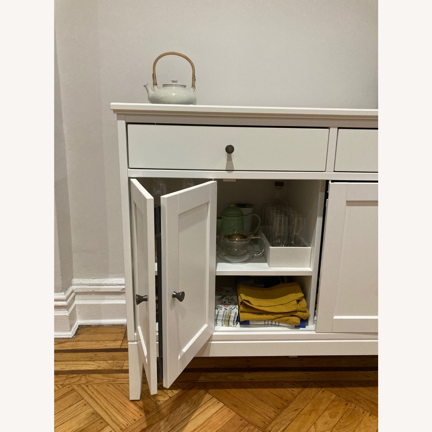 IKEA Idanas White Wood Sideboard - image-6