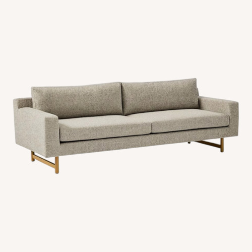 Used West Elm Eddy Light Gray Fabric 3+ Seater Sofa for sale on AptDeco