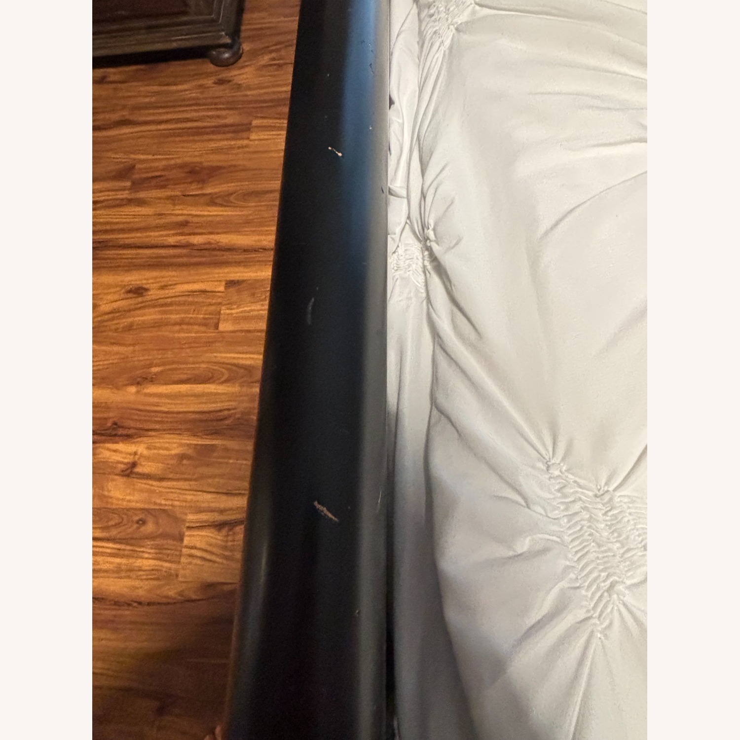 Ethan Allen Black Wood Queen Bed - image-7