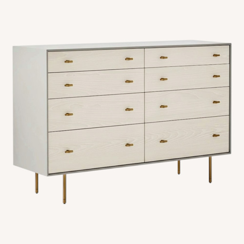 Used West Elm Modernist Wood & Lacquer Natural Dresser for sale on AptDeco
