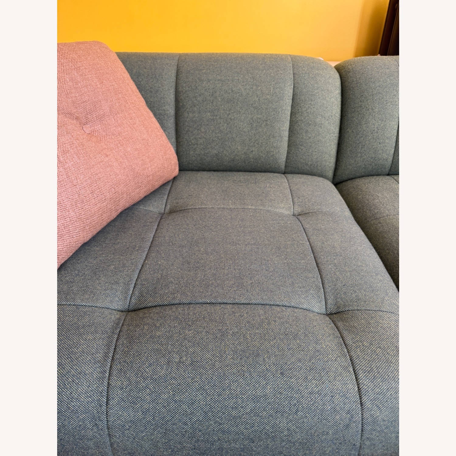 Hay Quilton Green Fabric 3+ Piece Sectional - image-4