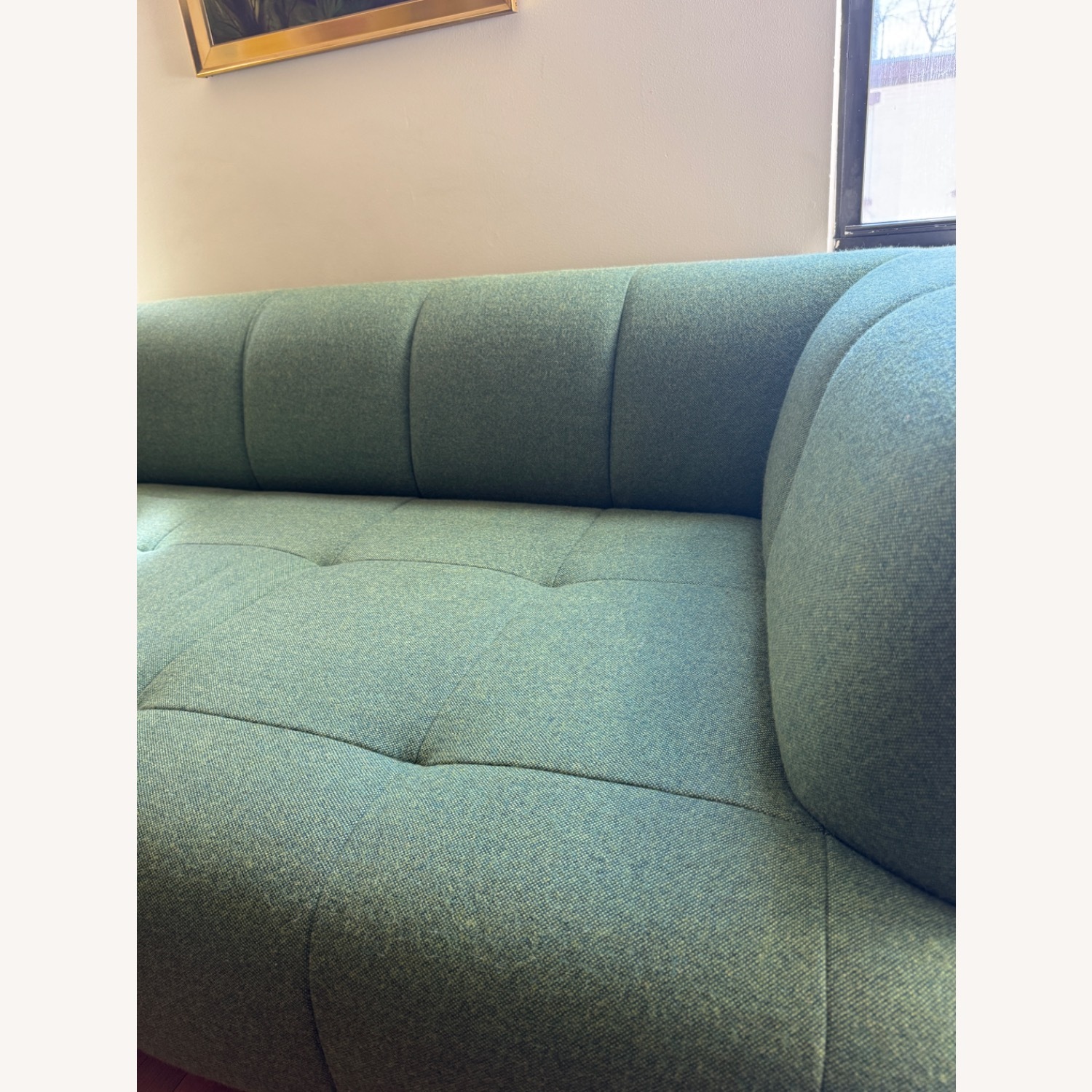 Hay Quilton Green Fabric 3+ Piece Sectional - image-2