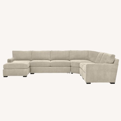 Used Macy's Radley 5-Pc. Fabric Chaise Sectional Sofa for sale on AptDeco