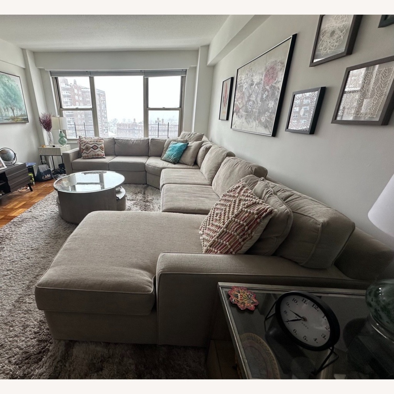 Macy's Radley 5-Pc. Fabric Chaise Sectional Sofa - image-2