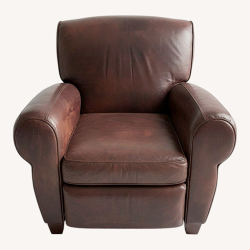 Used Vintage/Antique Dark Brown Leather Recliner for sale on AptDeco