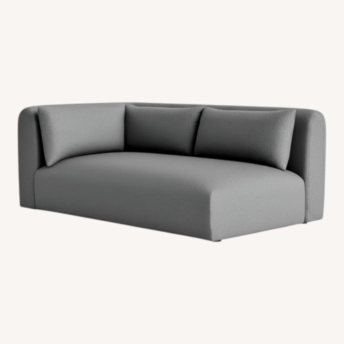 Used Joybird Carin Bumper Chaise - Milo Onyx for sale on AptDeco