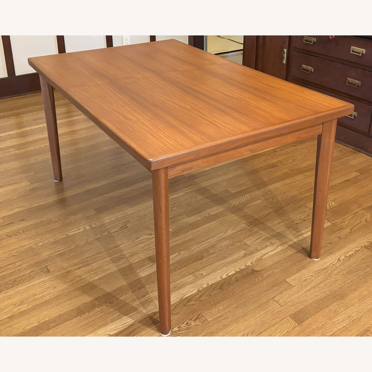 Teak Mid Century Wood Dining Table - image-3