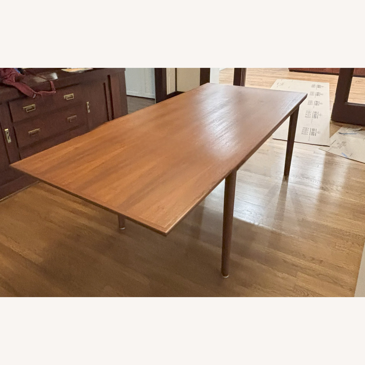 Teak Mid Century Wood Dining Table - image-2