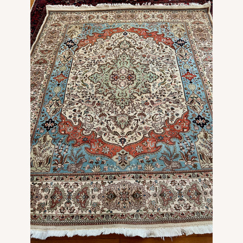 Used Vintage 1970s Persian Tabriz Rug 8x9 for sale on AptDeco