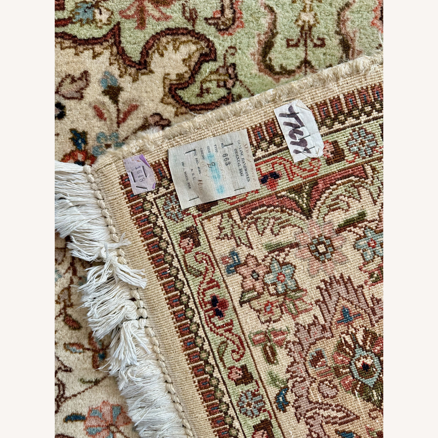 Vintage 1970s Persian Tabriz Rug 8x9 - image-3