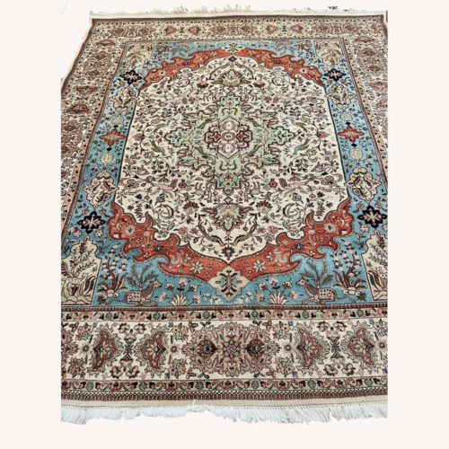 Used Vintage 1970s Persian Tabriz Rug 8x9 for sale on AptDeco