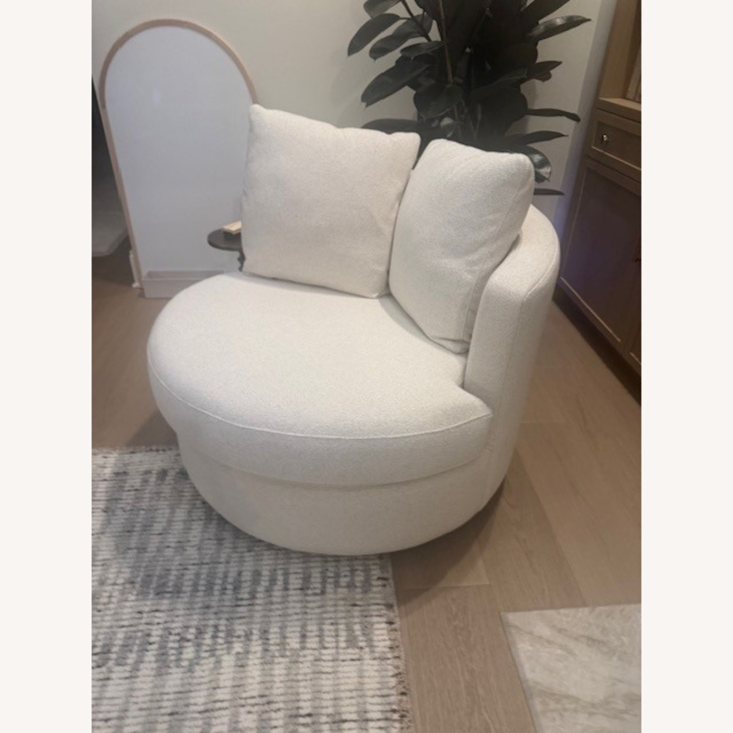 Pottery Barn Balboa Swivel Chair - image-3