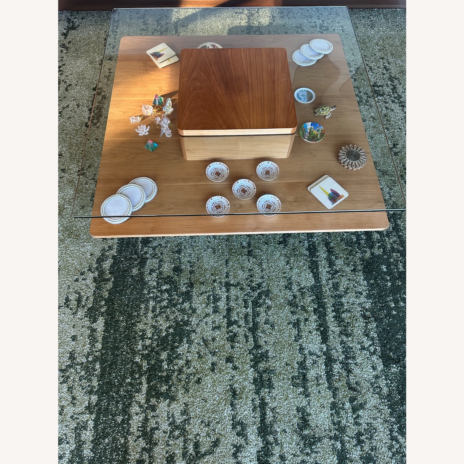 Wayfair Artavis Natural Wood Coffee Table - image-1