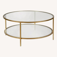 Wayfair Round Gold Coffee Table 
