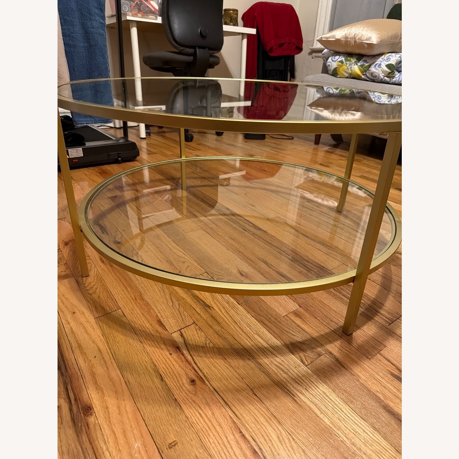 Wayfair Round Gold Coffee Table  - image-5
