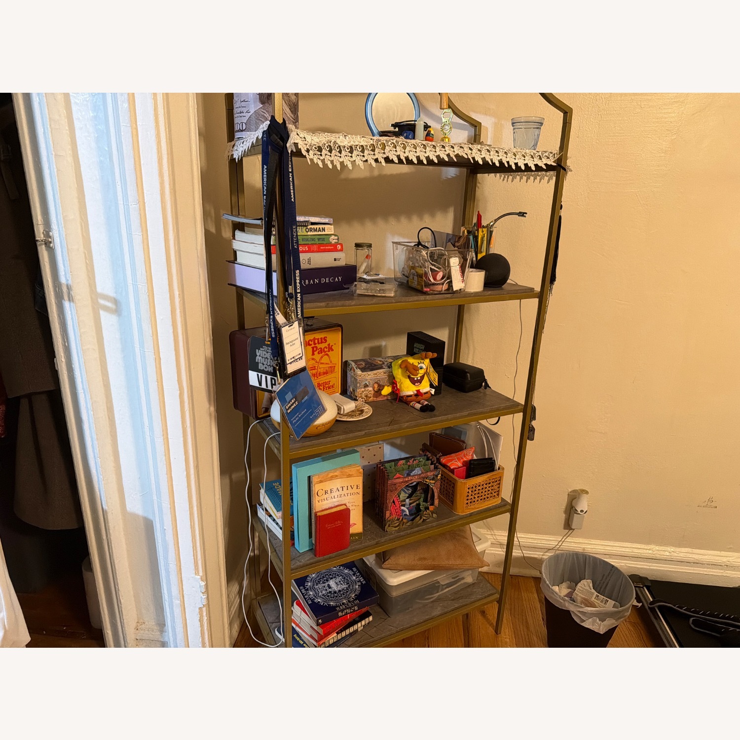 Wayfair Gold Bookcase - image-2