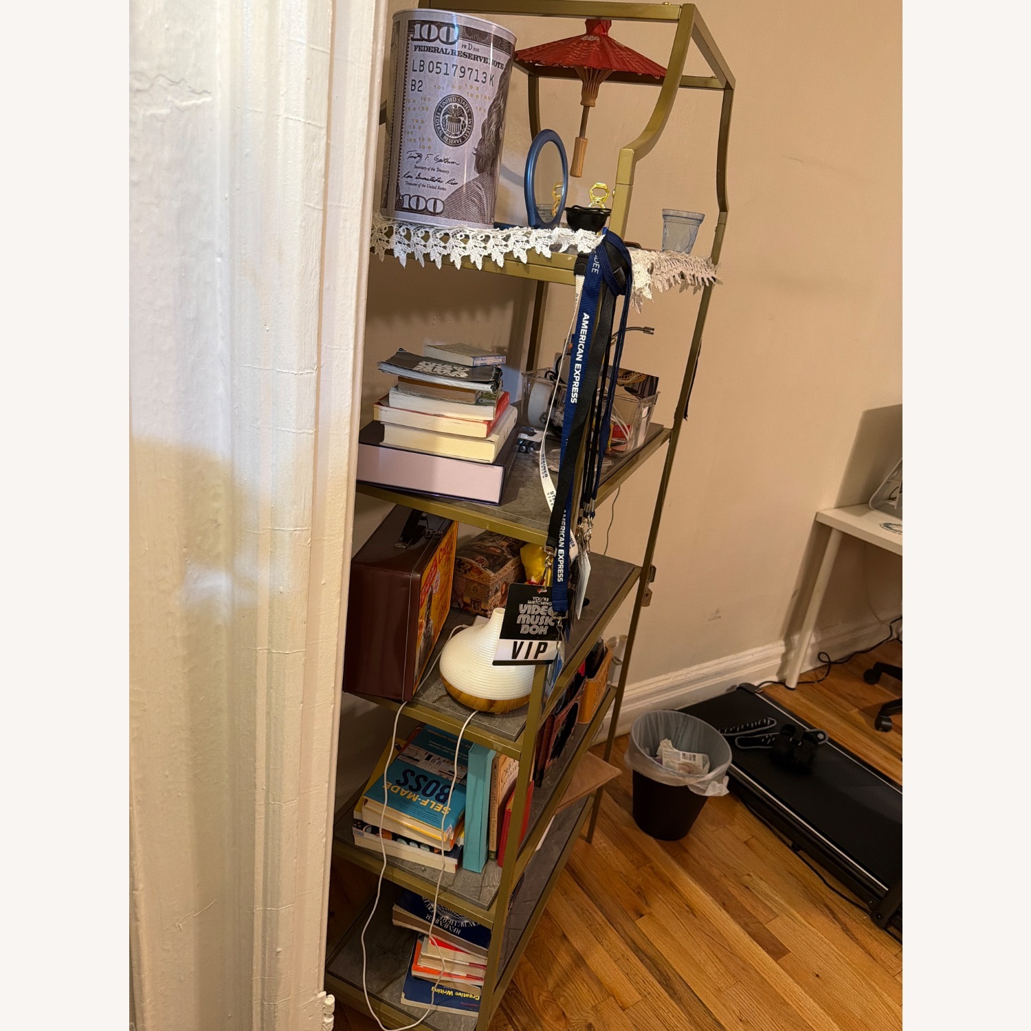 Wayfair Gold Bookcase - image-4