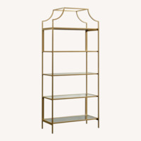 Wayfair Gold Bookcase