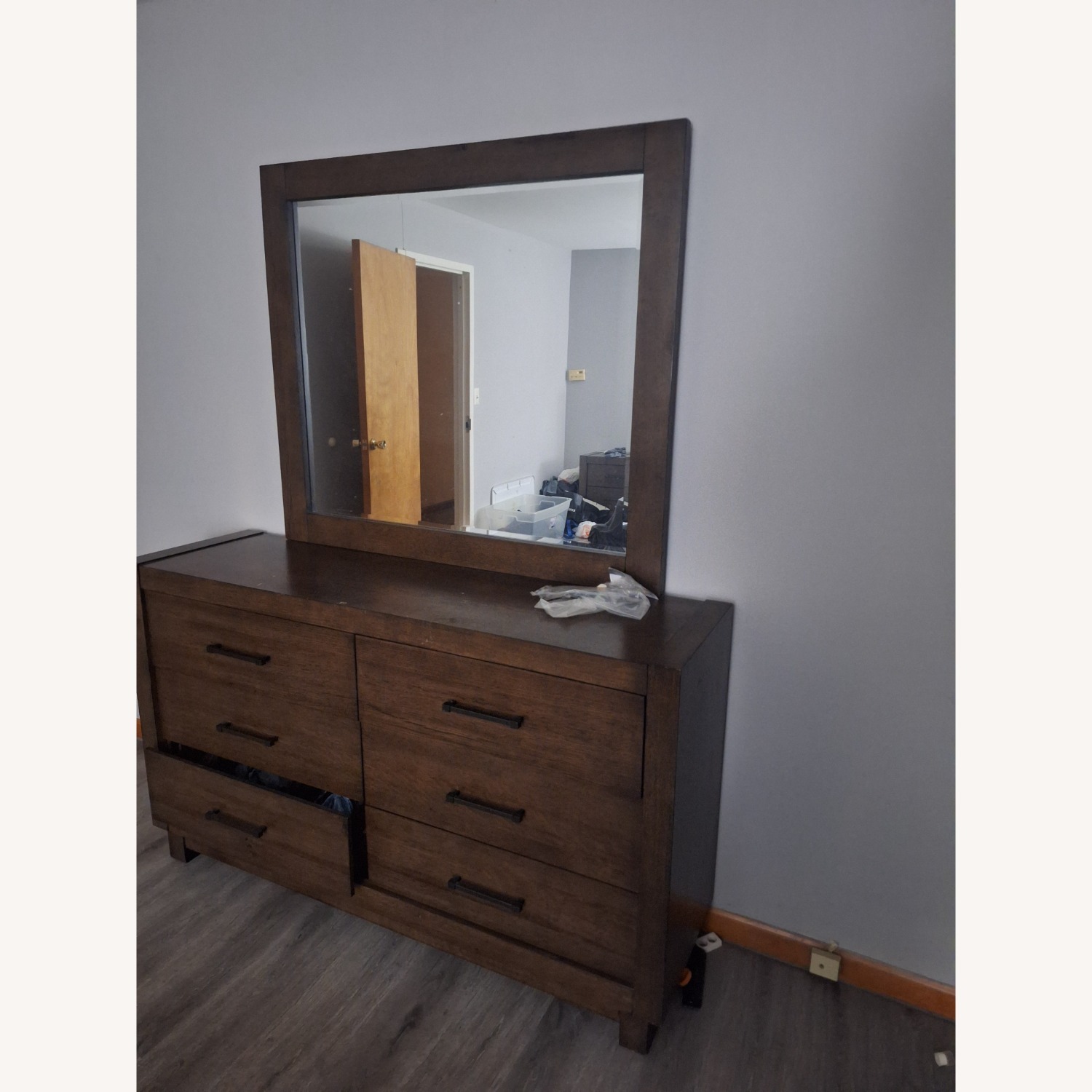 Dark Brown Dresser - image-2
