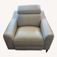 Living Spaces Light Gray Chair 