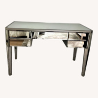 Pottery Barn Teen Mirrored Glass Desk