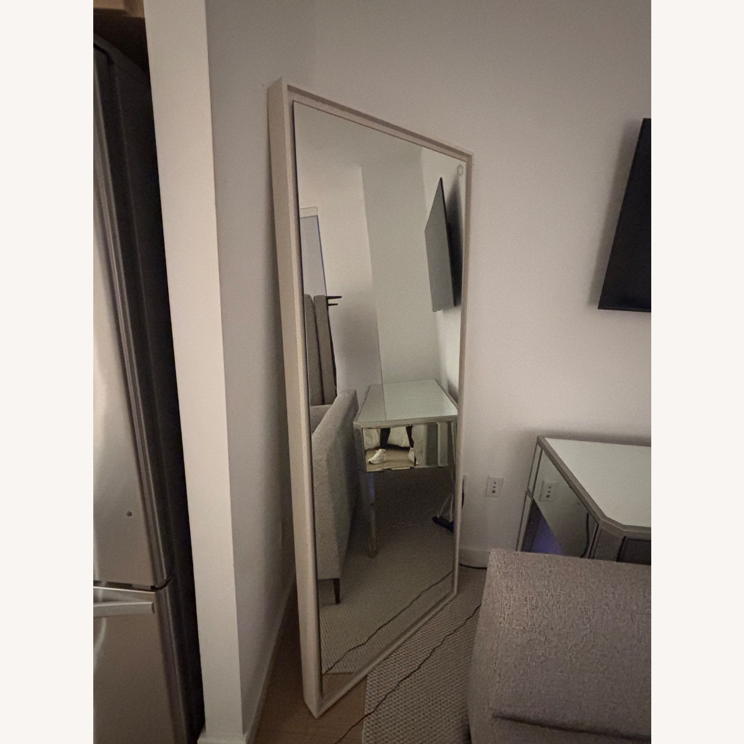 West Elm Mirrored Glass Floor Mirror - image-1