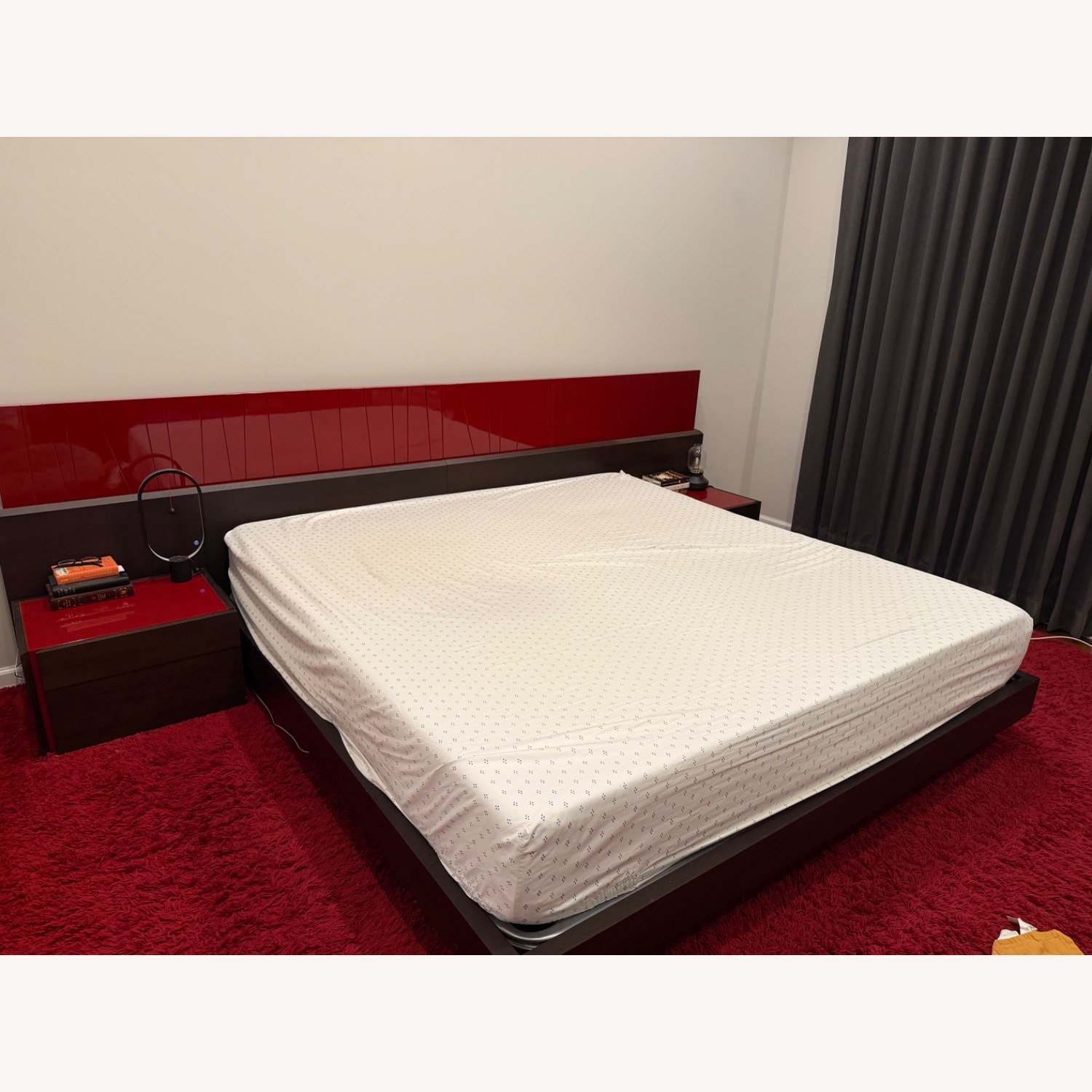 Wade Logan Mcgruder Red Wood King Bed  - image-1