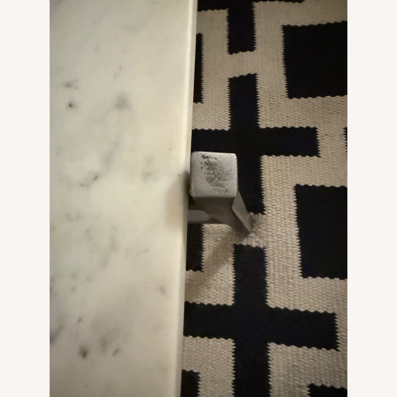 CB2 Slab White Marble Top Coffee Table  - image-3