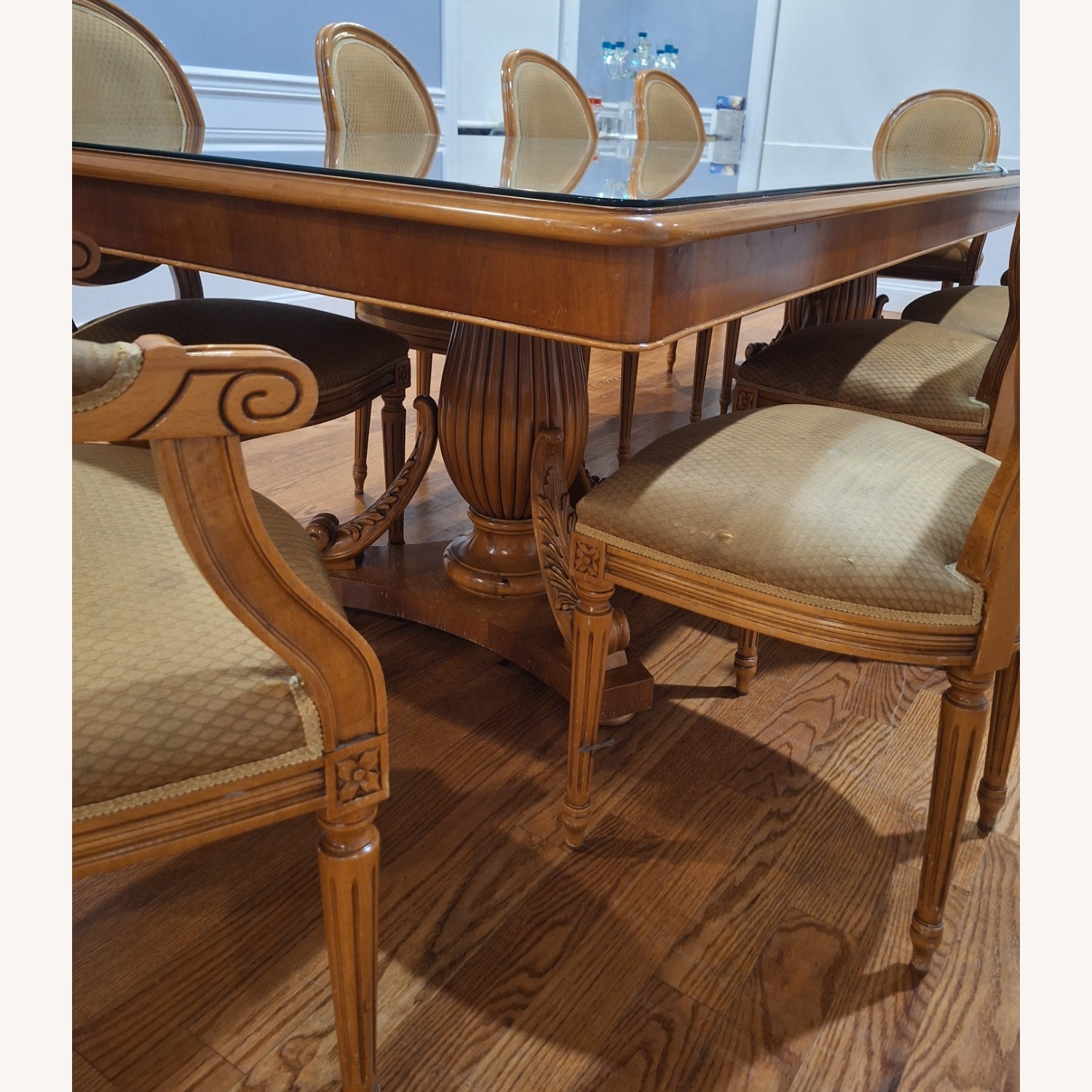 Natural Wood Dining Table - image-3