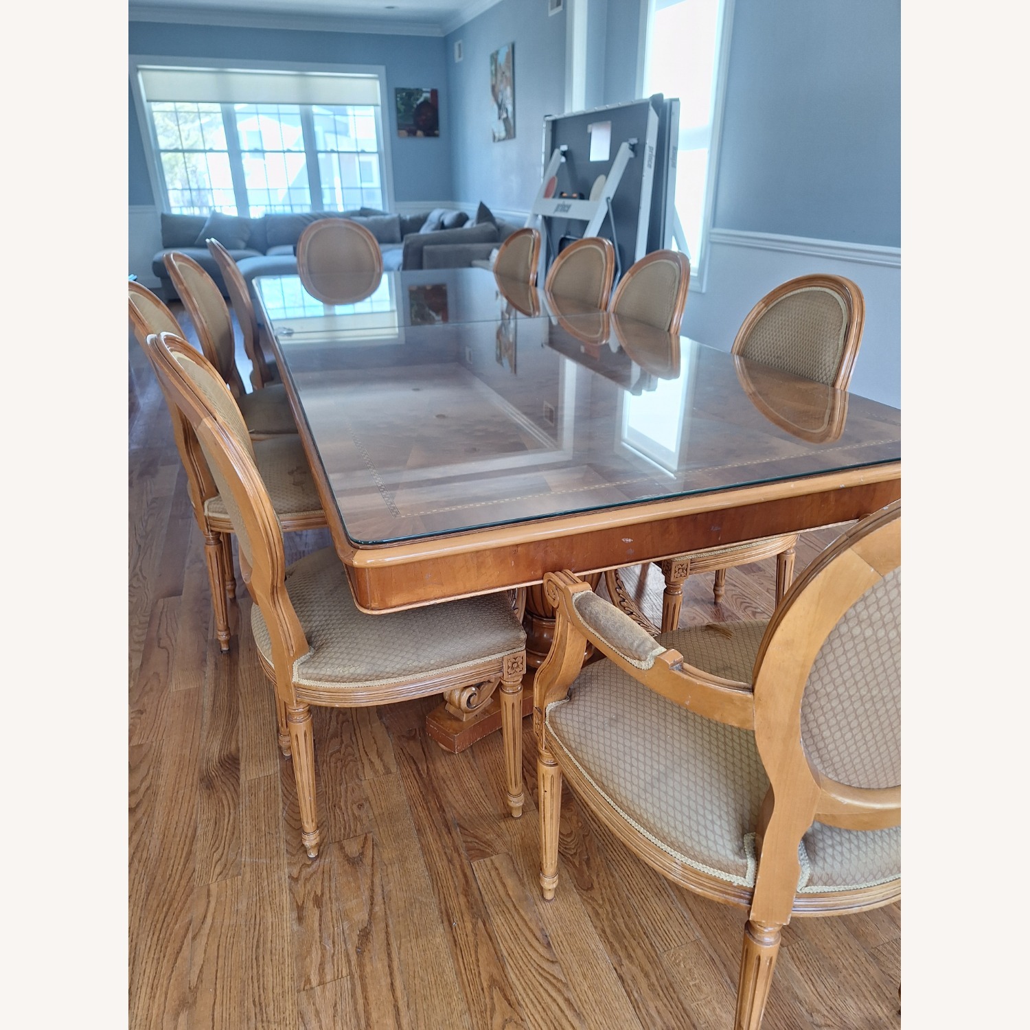 Natural Wood Dining Table - image-5