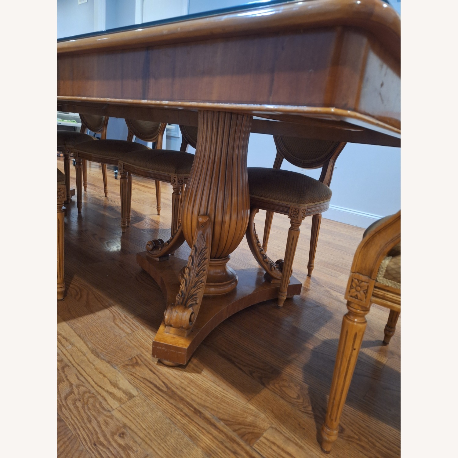 Natural Wood Dining Table - image-4