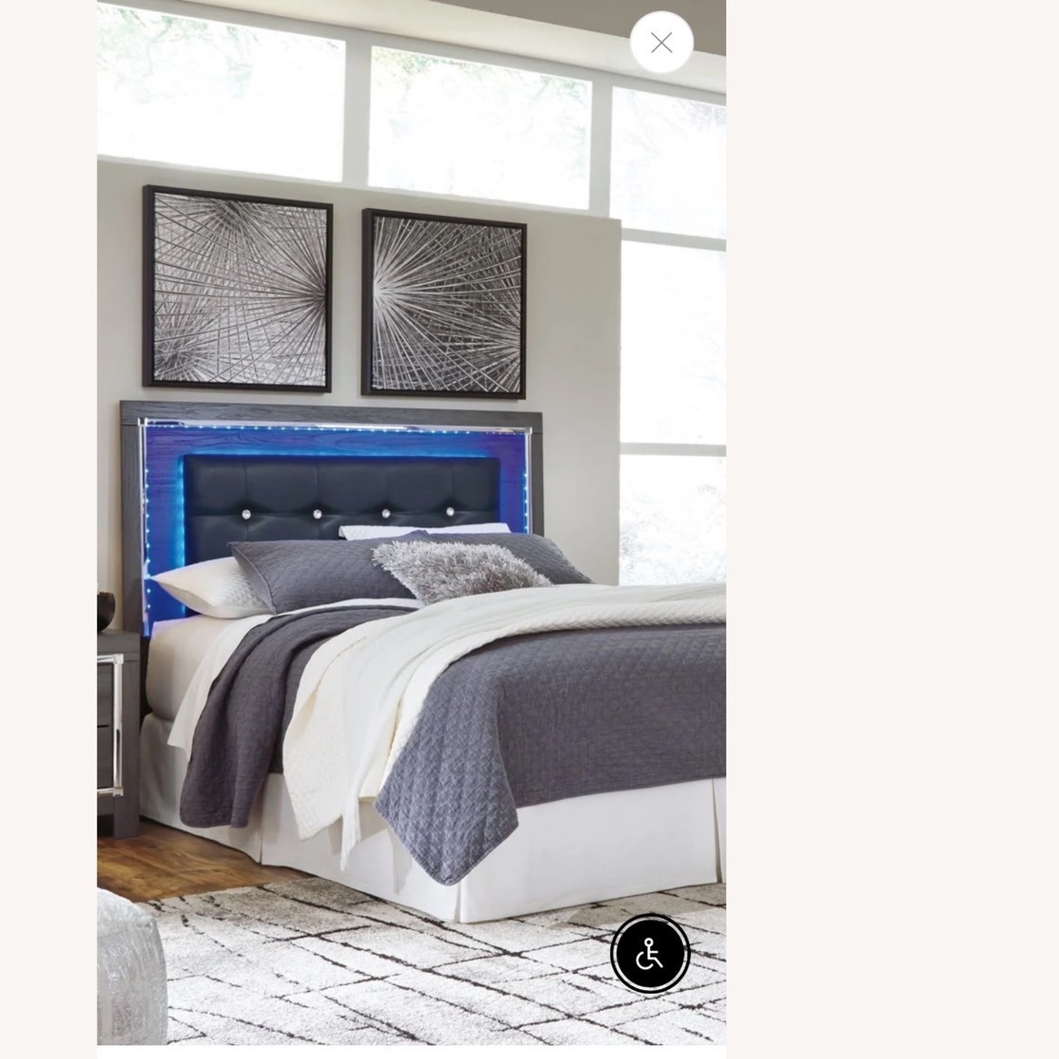 Ashley Furniture Wood Headboard Full Size - image-1