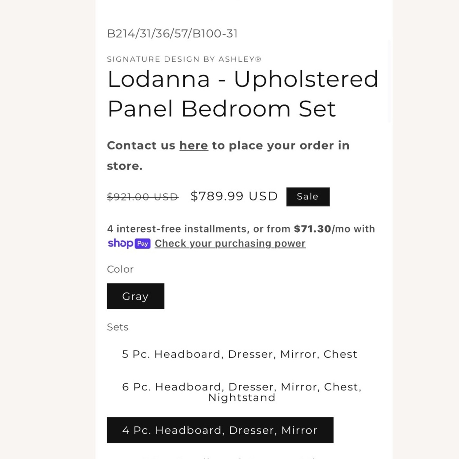 Ashley Furniture Wood Headboard Full Size - image-2